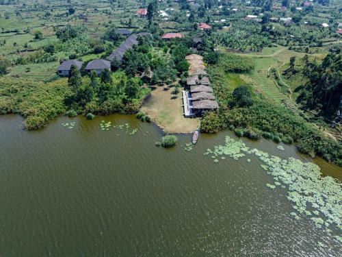 Pohled zvenku, Lake Chahafi Resort in Kabale