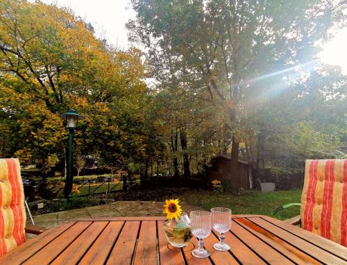 Ferienhaus Seensucht - Natur am See & im Wald mit Kamin in 林多