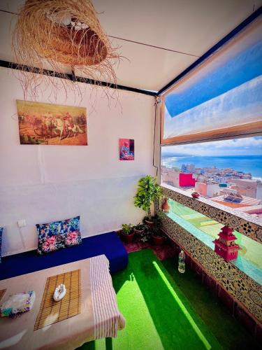 타가주 TISLIT Surf Taghazout 호텔 로비