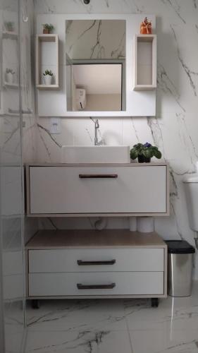 Bathroom, Casa de temporada 2 in Lagoinha