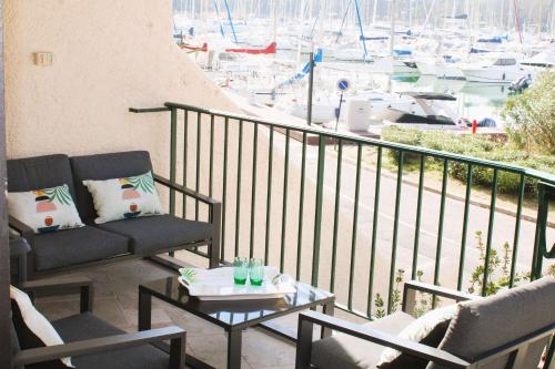Brigantine111 - Golfe de Saint-Tropez - Appartement climatisé avec vue sur la marina (Brigantine111 - Golfe de Saint-Tropez - Appartement climatise avec vue sur la marina) in Cogolin