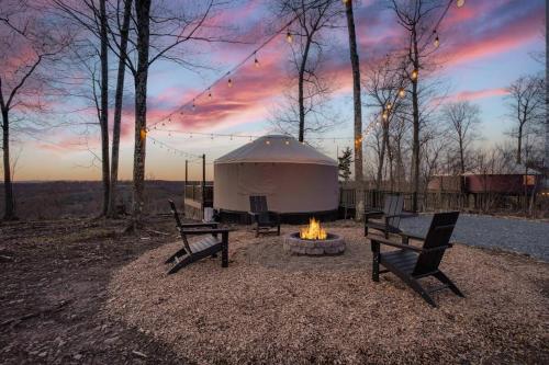 設施, Adventure Abode - Modern Yurt in 布魯克維爾