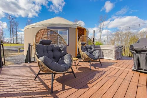 設施, Horizon Hideout - Modern Yurt in 布魯克維爾