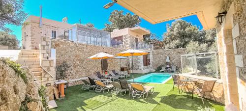 Achlades The Mountain Paradise Villas - Maisonette with pool and amazing view! gîte à louer Panayía