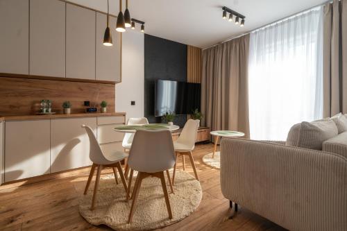 廚房, Nikiszowiec Harmony Apartment by BookingHost in 尼基斯佐維科