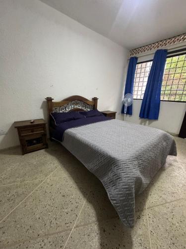 1 double bed