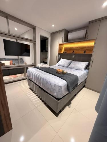 Studio luxuoso novo com ar condicionado e cozinha completa - Centro in Mogi Das Cruzes