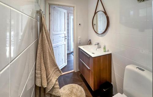 Bathroom, Gorgeous Home In Bolmso With Lake View in Bolmso