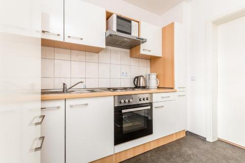 廚房, 弗雷興公寓 (Ferienwohnung Frechen) in 弗雷興