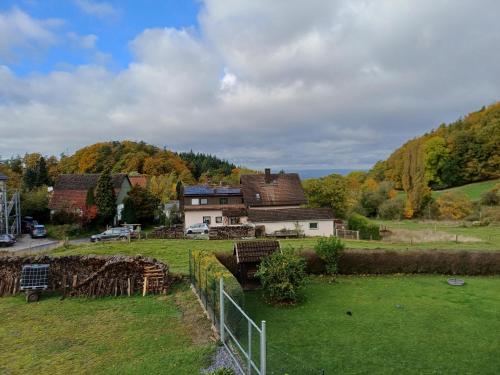 View, Ferienwohnung Beim Schorsch in Lautertal (Odenwald)