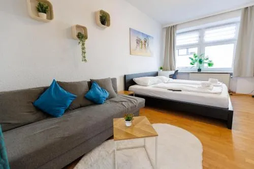Helles Altbau-Studio nahe Yppenplatz & U6 in Wien, Österreich