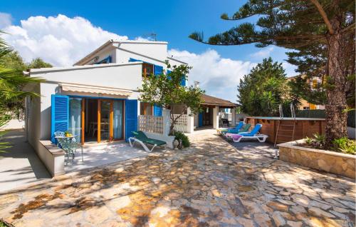 A szálláshely kívülről, Villa Justel in Sa Coma