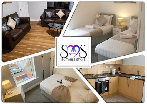 Modern 3BR Coastal Apartment Walk to Beach Sleeps 6