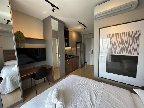 Stay In- Consolação - conforto e acolhimento com uma vista incrível em uma excelente localização Portaria 24h, Сан-Паулу