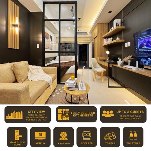 The Makati Suites at Red Residences, Premium Studio, City View, Makati CBD, Wi-fi, Metro Manila