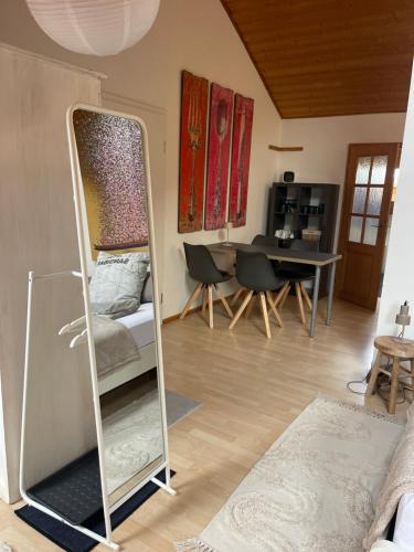 Létesítmények, Architect-Apartments Atelier 42qm, Küche und Bad (Architect-Apartments Atelier 42qm, Kuche und Bad) in Miesbach
