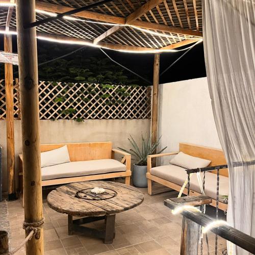 Balcony/terrace, Nomadas Hostel in La Paz City Center