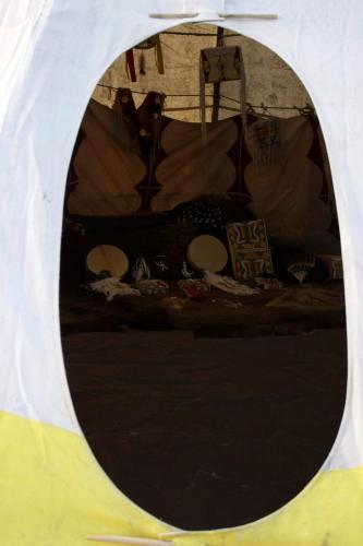 Exterior view, Authentic Lakota Tipi for Glamping in South Dakota in Platte (SD)