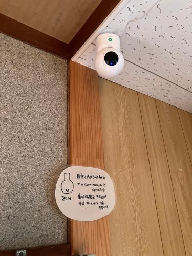 二段ベッドの宿青と白