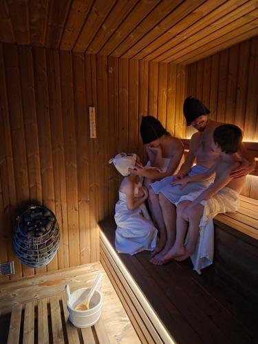 Sauna, Wellness chata Triangel Komjatná (Wellness chata Triangel Komjatna) in Hubova