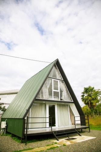 Viesnīcas āriene, Cozy cottage with mountain view in Kobulety