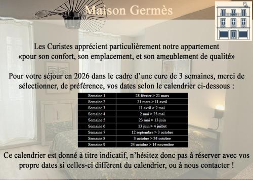 MAISON GERMÈS - CENTRAL & STANDING - Appartements traversants - Lits 180 King Size - Linge de lit et de toilette inclus - Parking à proximité, Luchon (fotografie 10)