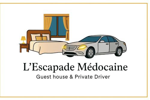 L Escapade Médocaine Guest Room with Private Driver - Pension de famille - Le Taillan-Médoc