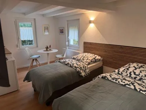 Traumhaft modernes Zimmer mit Doppelbett,,,,Gemeinschaftsbad und WC in 78554 Aldingen in Aldingen, Deutschland