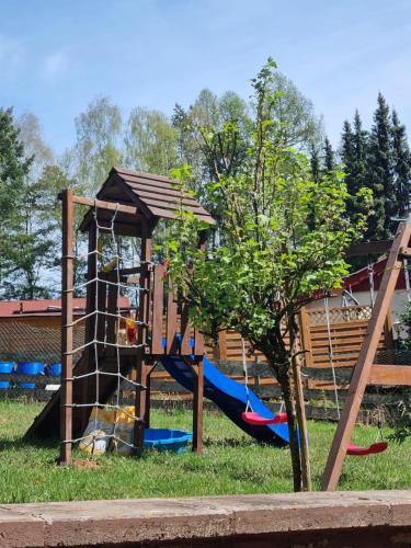 ogród, Ferienhaus Hochwald in Wadern