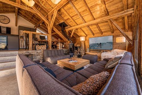 Chalet Louisette luxe, Bain Nordique, 3 Vallees -Navette privee in Les Varcins