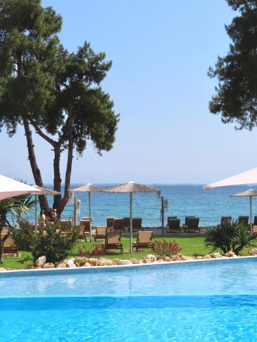 View, Aroma Beach Bungalows in Thassos