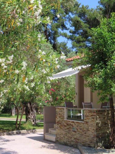 Balcony/terrace, Aroma Beach Bungalows in Thassos