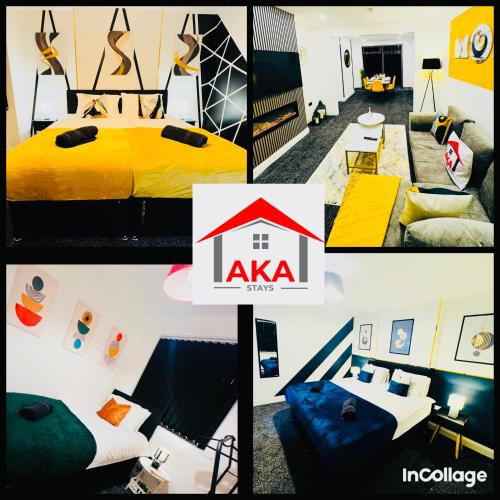 3 bedroom house sleeps 6 Discounts on long stays FreeParking Business free WiFi gîte à louer Best Western Leicester Stage