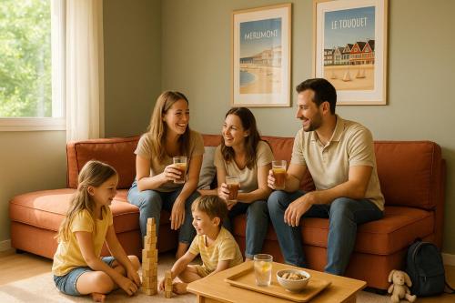 Grand écran, piscine, beach-volley, pétanque inclus - Location saisonnière - Cucq