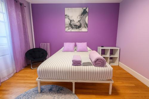 Italian style room in Manhattan Central Harlem in New York, USA