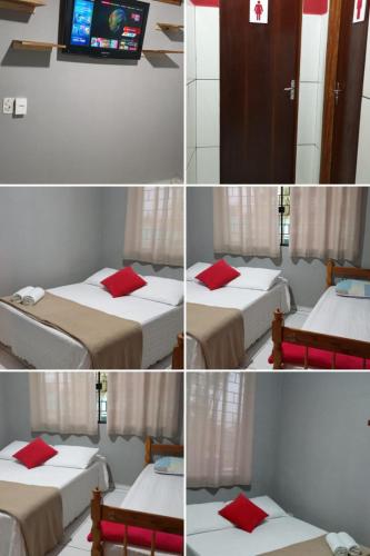 1 double bed, 1 twin bed