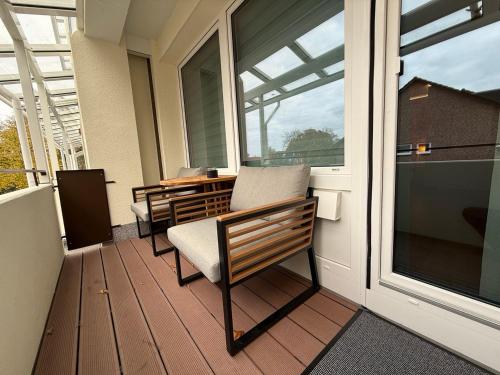 Balcony/terrace, Premium Yacht Ausstattung Apartments Hotel 3 in Neugraben-Fischbek
