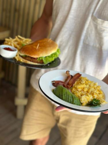 餐廳, Pura vida hostel in 荷塞伊格納西奧