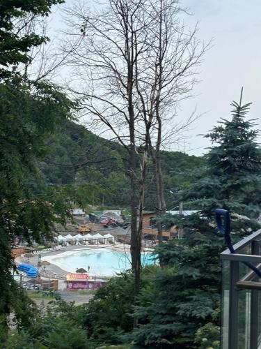 Ski in out condo sur la montagne in Бромон (Квебек)
