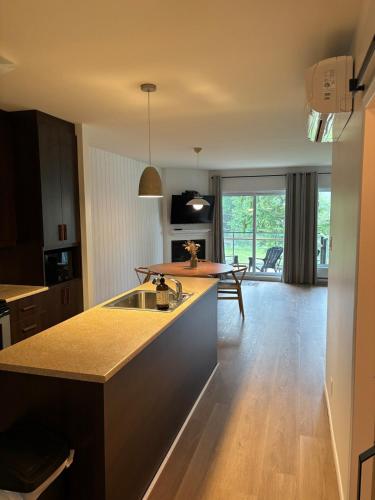 Ski in out condo sur la montagne in Бромон (Квебек)