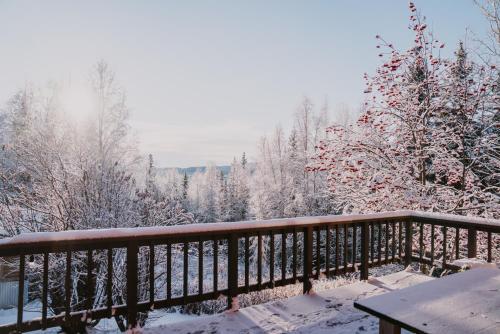 Skats, Moose Mountain Cabin- Cozy retreat with aurora views in College (AK)