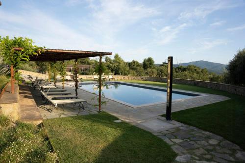 Udvendig, Stone Villa Overlooking Panicale Vineyards in Panicale
