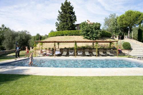 Udvendig, Stone Villa Overlooking Panicale Vineyards in Panicale