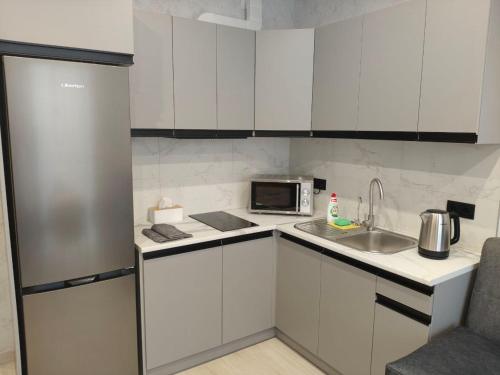 Konyha, New Suit Apartment in Bucha