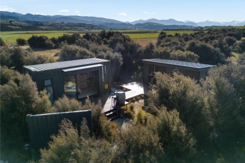 Viesnīcas āriene, Luxury Container and Cabin with Outdoor Bath in Queensberry