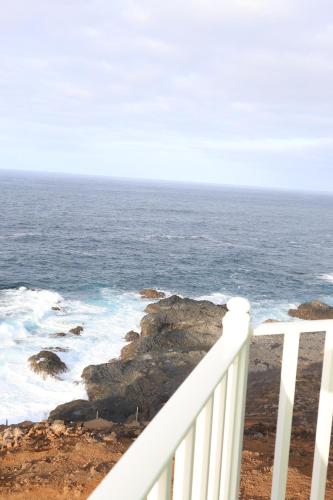 The edge of the Atlantic in Vila Da Ribeira Brava