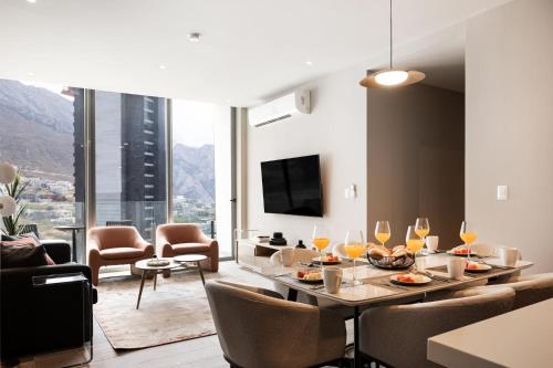 Iekārtas, Modern Apartments with Pool and Mountain views in Santa Catarina (Nuevo Leon)