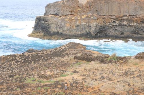 The edge of the Atlantic in Vila Da Ribeira Brava