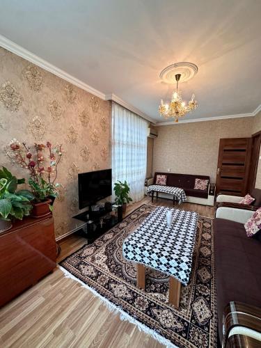 Faciliteiten, Apartment close to the boulevard in Mingəcevir
