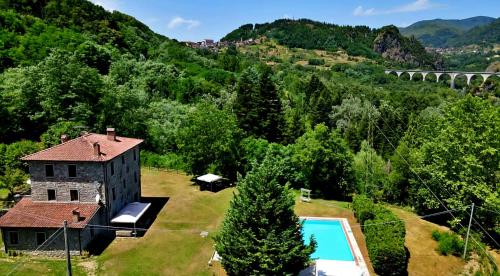 Villa Casa di Pietra en el norte de Lucca, Toscana in Camporgiano